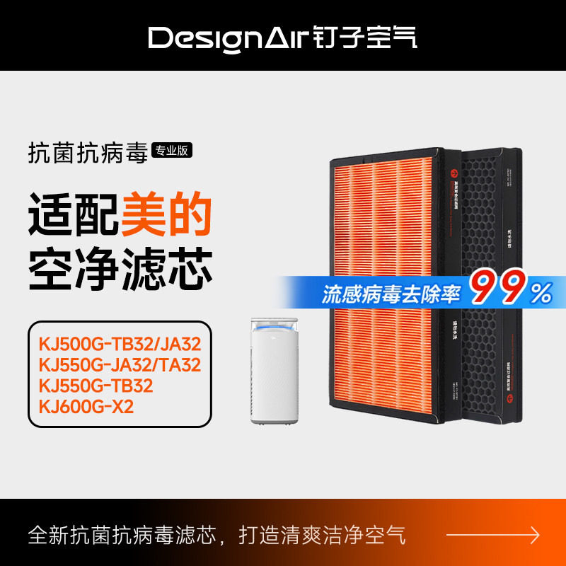 适配美的空气净化器过滤网图片