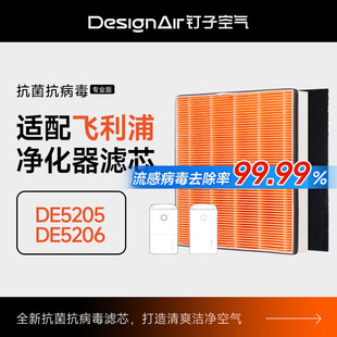 适用飞利浦空气净化器除湿机过滤网DE5205/FY1119/DE5206滤芯HEPA