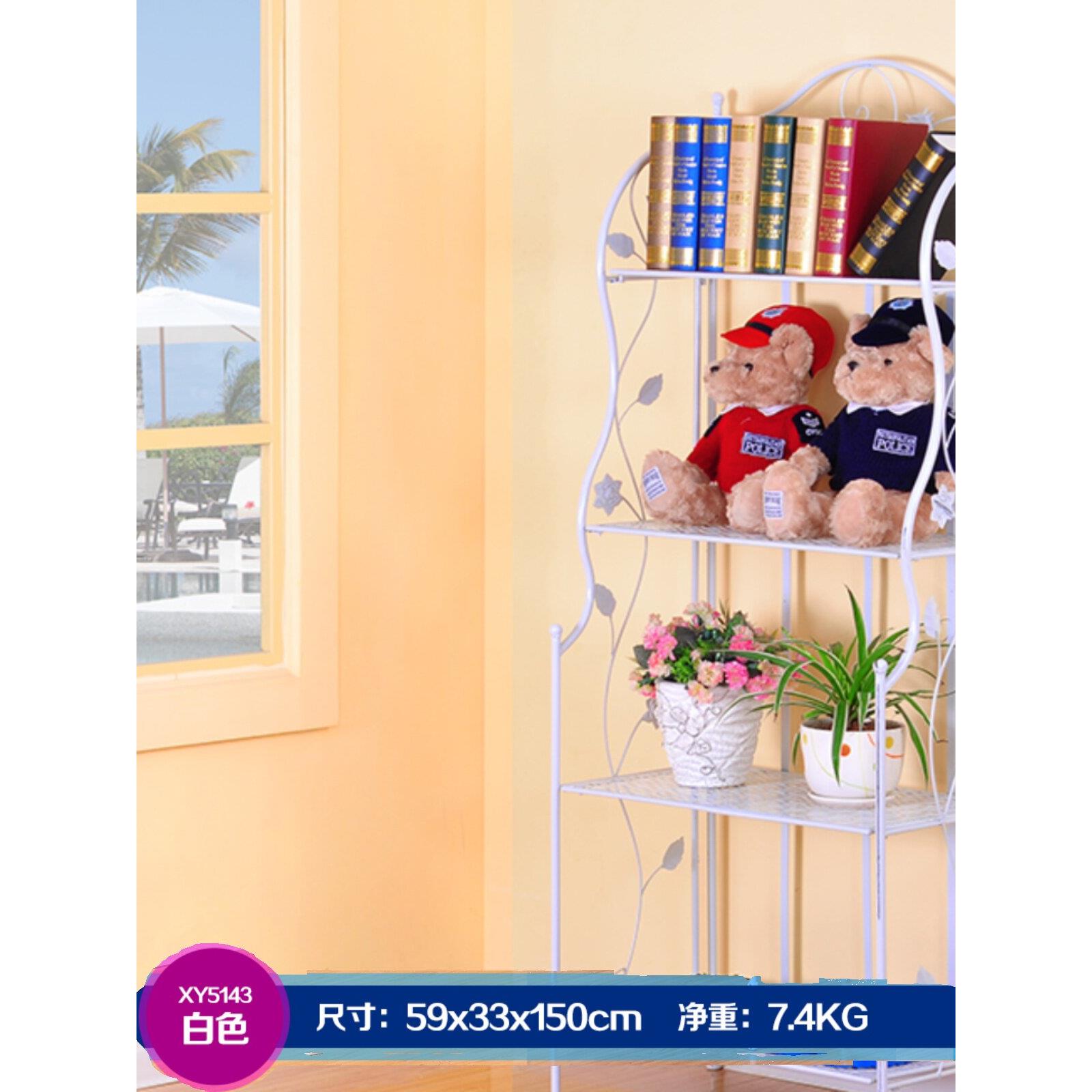 欧洲铁艺浴室浴室卫生间三层储物架储物架家居展示架板孔