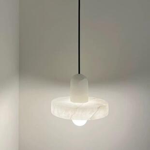 西班牙云石餐厅吧台吊灯创意氛围灯北欧个性卧室床头背景墙装饰灯