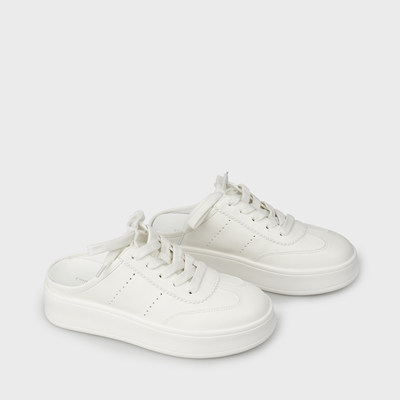 【西红氏联盟】半拖版本~镇店之宝小白鞋外牛内羊休闲厚底4厘米