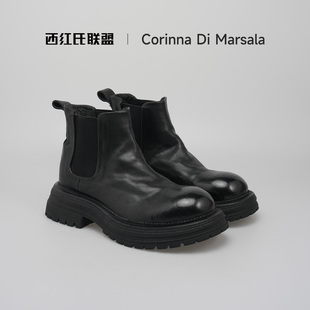 2R跟高4 水洗牛皮绒里绒垫X22B012302 西红氏&bull;双旦礼遇季