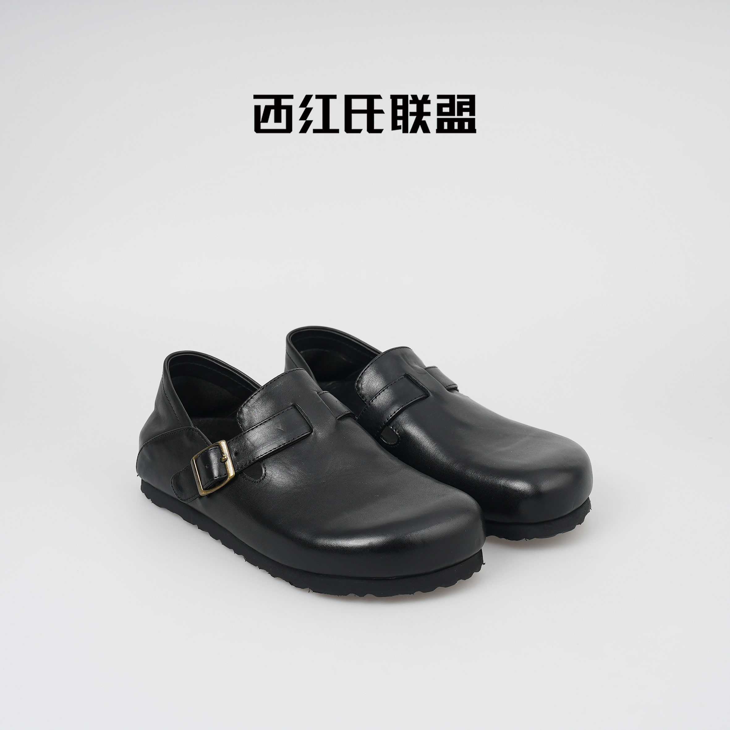 【二米专享】【西红氏】博肯鞋X22B012413-3跟高3cm半码拍大