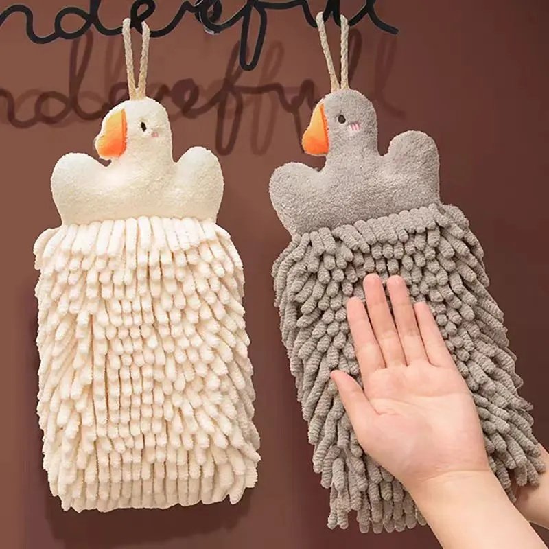 大鹅雪尼尔擦手巾可挂式厨房加厚吸水速干毛巾可爱儿童抹布擦手布,家庭/个人清洁工具,厨房擦手巾,淘宝优惠券,粉丝福利购,淘宝优惠卷