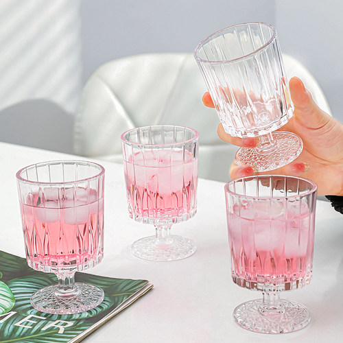 女生微醺小酒杯轻奢高级感家用ins风饮料网红矮脚鸡尾酒热红酒杯