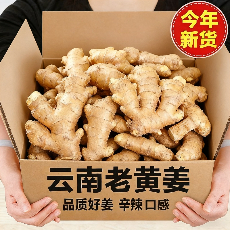 正宗云南小黄姜老姜产地直发