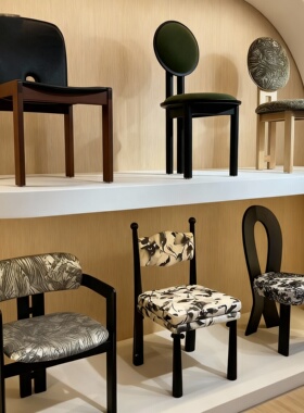 现代简约木质餐椅客厅餐厅装饰