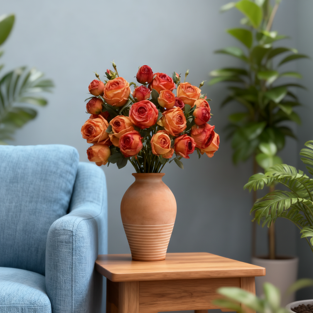 手工花DIY材料包钩针编织玫瑰花