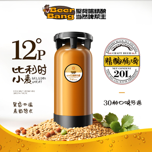 精酿啤酒桶装20升原浆鲜啤生啤扎啤酒吧打酒站酒馆饭店餐厅商用