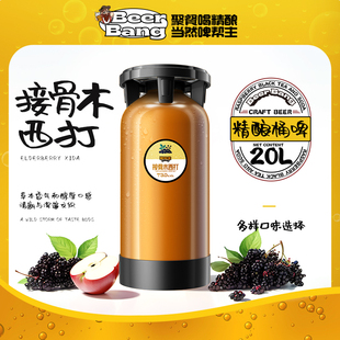 精酿啤酒桶装 原浆鲜啤生啤扎啤酒吧酒馆饭店餐厅打酒站商用20升酒