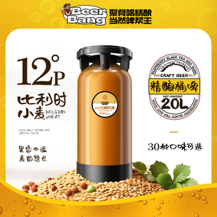 精酿啤酒桶装 20升原浆鲜啤生啤扎啤酒吧打酒站酒馆饭店餐厅商用