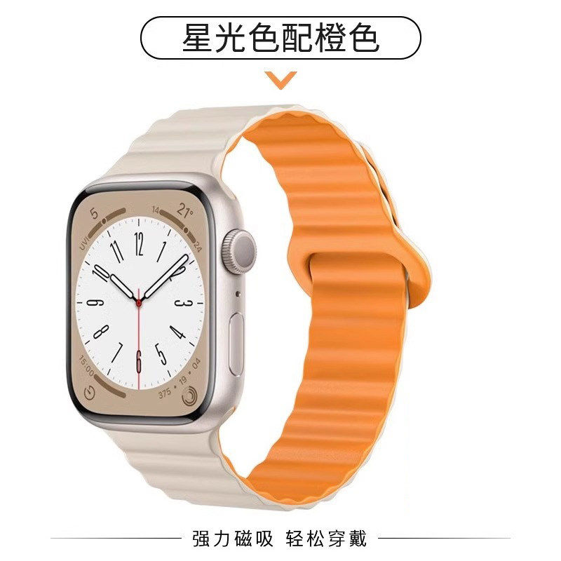 适用荣耀手表X5i表带新品HONORx5i磁吸硅胶华为荣耀手链ins腕带智能男式运动创意女生高级感春夏款磁吸表带