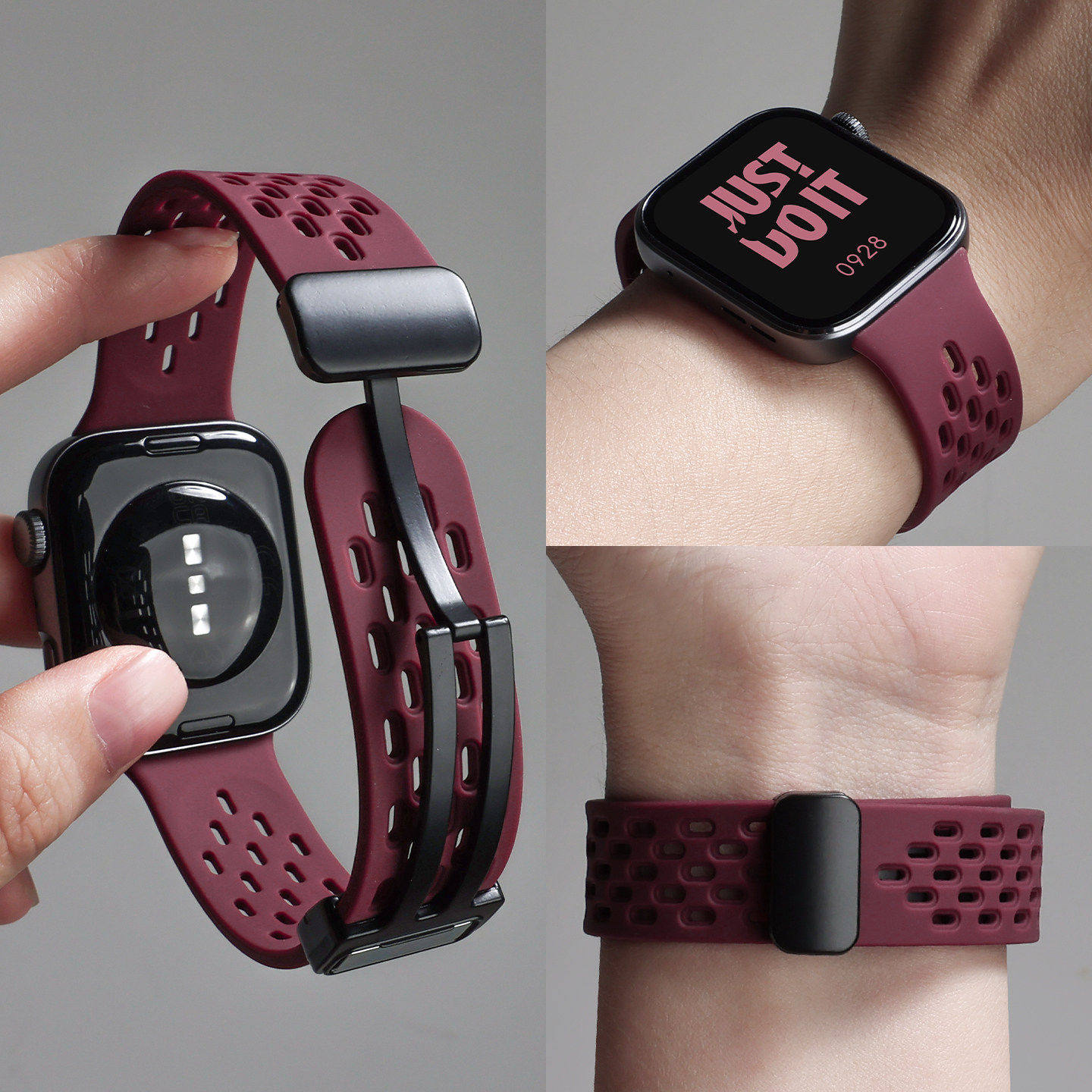 适用华为fit5表带watch fit4手表FIT4Pro专用一体男款智能腕表手环搭配女高级感运动FIT3夏天透气硅胶表带