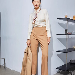 DF3203333559卡索裤子爆款2024新款高端职场穿搭直筒微喇西装裤女