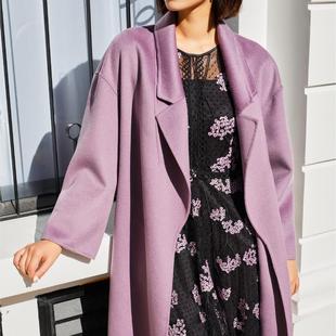 ET9235333610卡索castle毛呢外套2024秋季新品保暖韩版高级感大衣