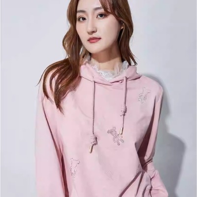 卡索castle秋款连帽卫衣时尚女装