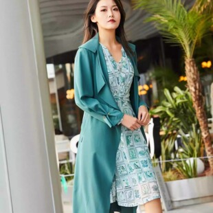 EF2245341269卡索24新轻奢绝美上档次洋气高档设计师款风衣女