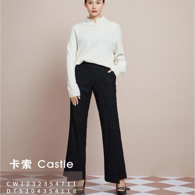卡索castle裤子女2024新款秋冬