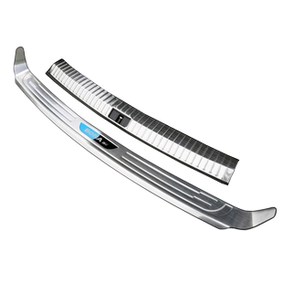 丰田埃尔法专用后护板 后杠饰条 威尔法30系40系改装尾门护板亮条