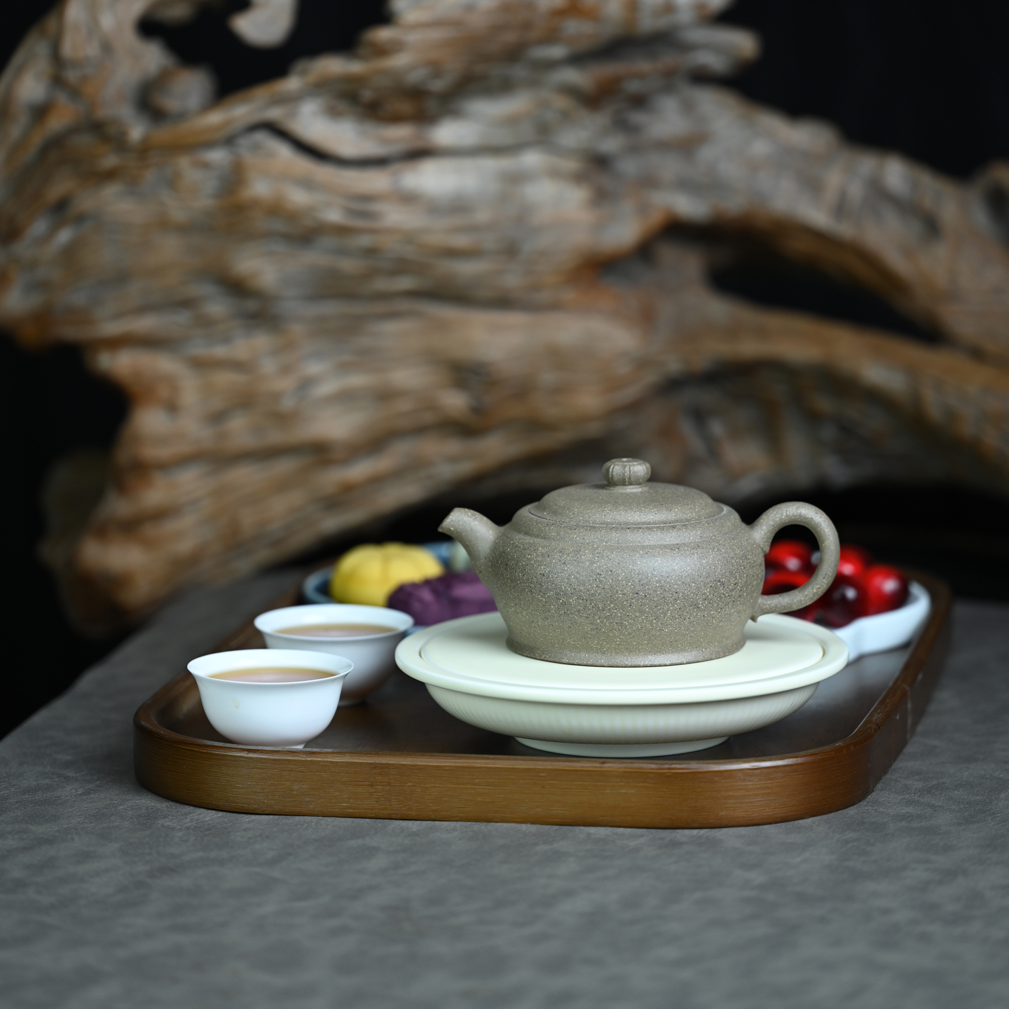 原矿青段泥纯手工儒相国风家用宜兴紫砂壶茶器功夫茶壶茶具250ML
