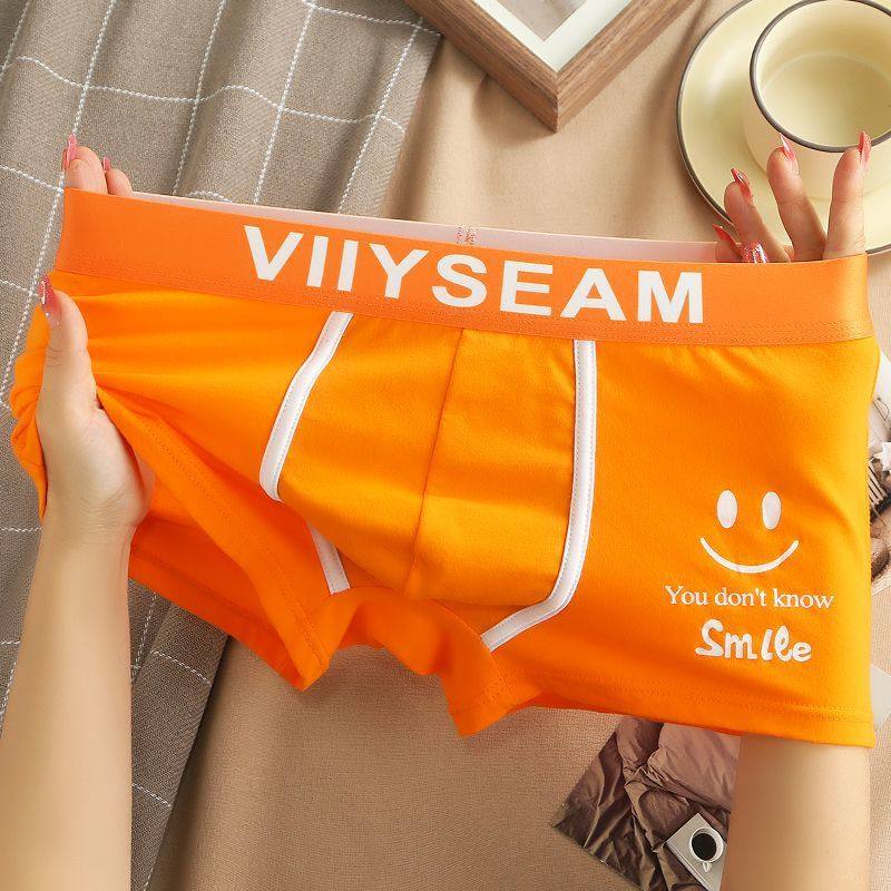 男士内裤纯棉宽松透气四角男款个性裤头男生平角裤衩青年潮流短裤,女士内衣/男士内衣/家居服,平角裤,淘宝优惠券,粉丝福利购,淘宝优惠卷