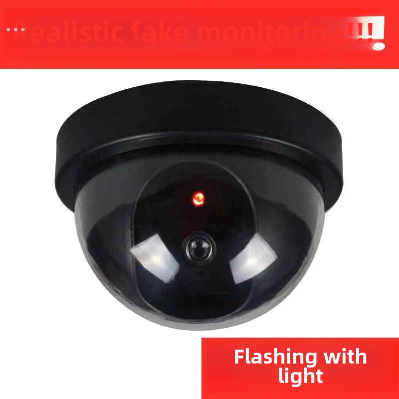 假摄像头室外免打孔太阳能防贼监控灯防盗带灯模型家用彷真摄影头