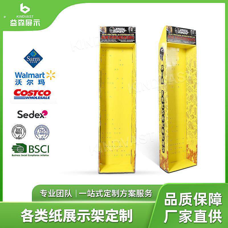 挂墙式纸货架超市纸挂架电子产品纸货架挂钩款纸货架东莞展架工厂