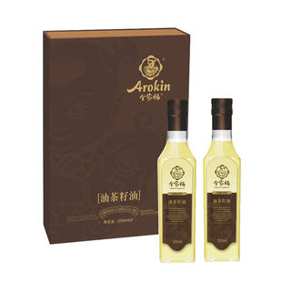 手绘小镇消费帮扶农产品油茶籽油250ml