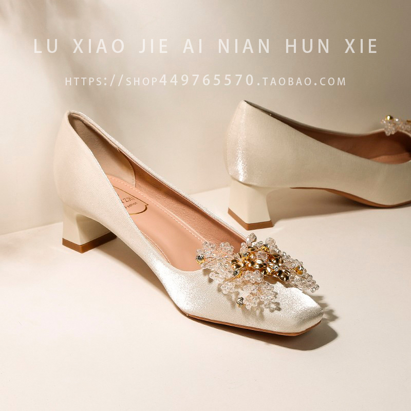 高跟鞋气质绝美不累脚伴娘鞋