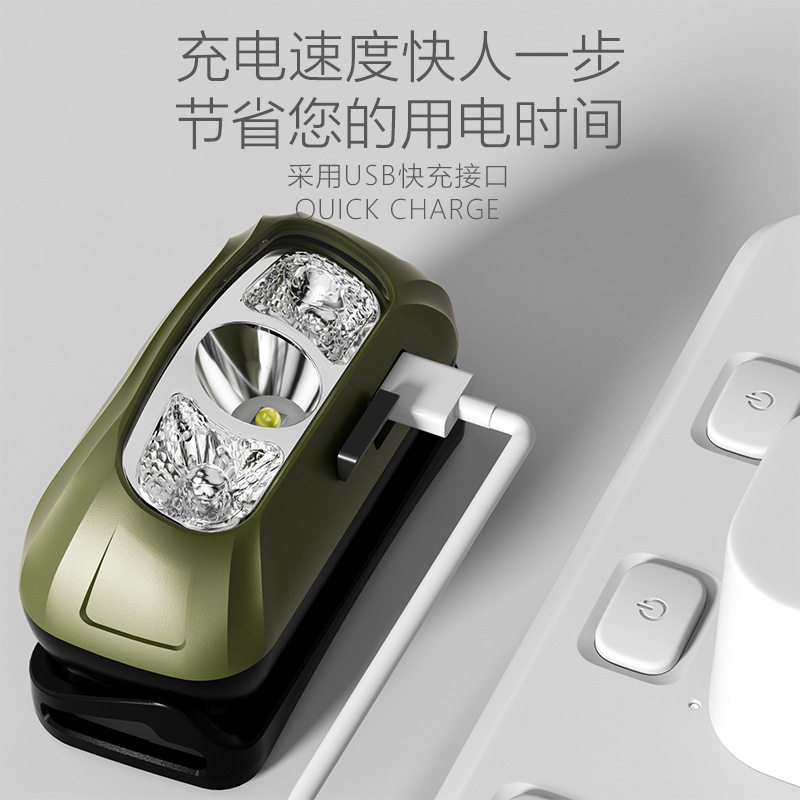 头灯强光充电超亮头戴式