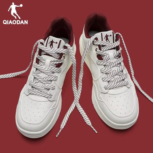 运动鞋乔丹板鞋休闲防滑系带低男