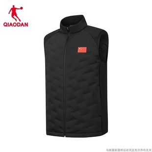 乔丹羽绒马甲男士外穿2025秋季官方正品运动休闲保暖立领外套背心