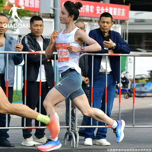 男女专业马拉松运动背心紧身裤 中国乔丹运动套装 飞影PB 两件套