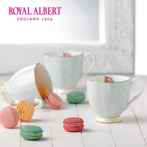 royalalbert皇家系列蓝玫瑰骨瓷