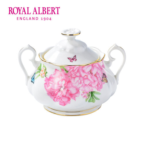RoyalAlbert糖罐骨瓷材质