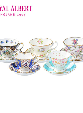 Royal Albert皇家阿尔伯特百年系列咖啡杯碟礼盒英式茶具圣诞礼物