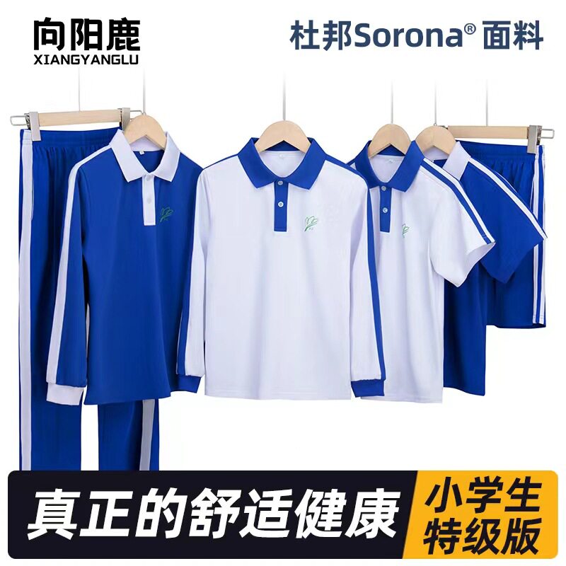 深圳校服小学生秋装长袖冬装外套装冬长裤夏季短袖裤子男女特级版
