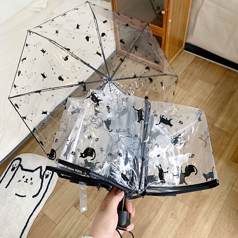 雨伞透明女生高颜值长柄男生可爱