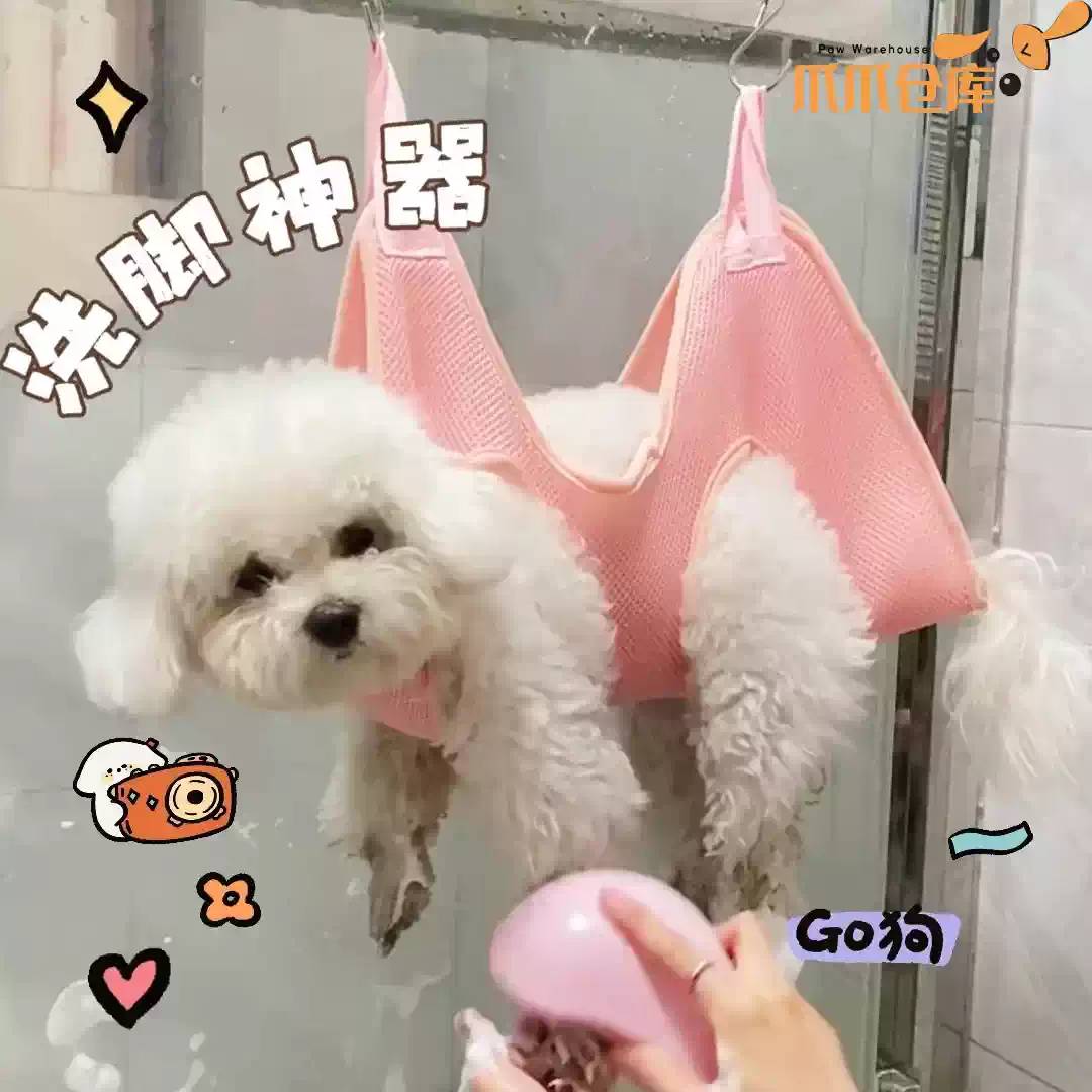 狗狗猫咪洗澡洗脚爪子剪指甲美容