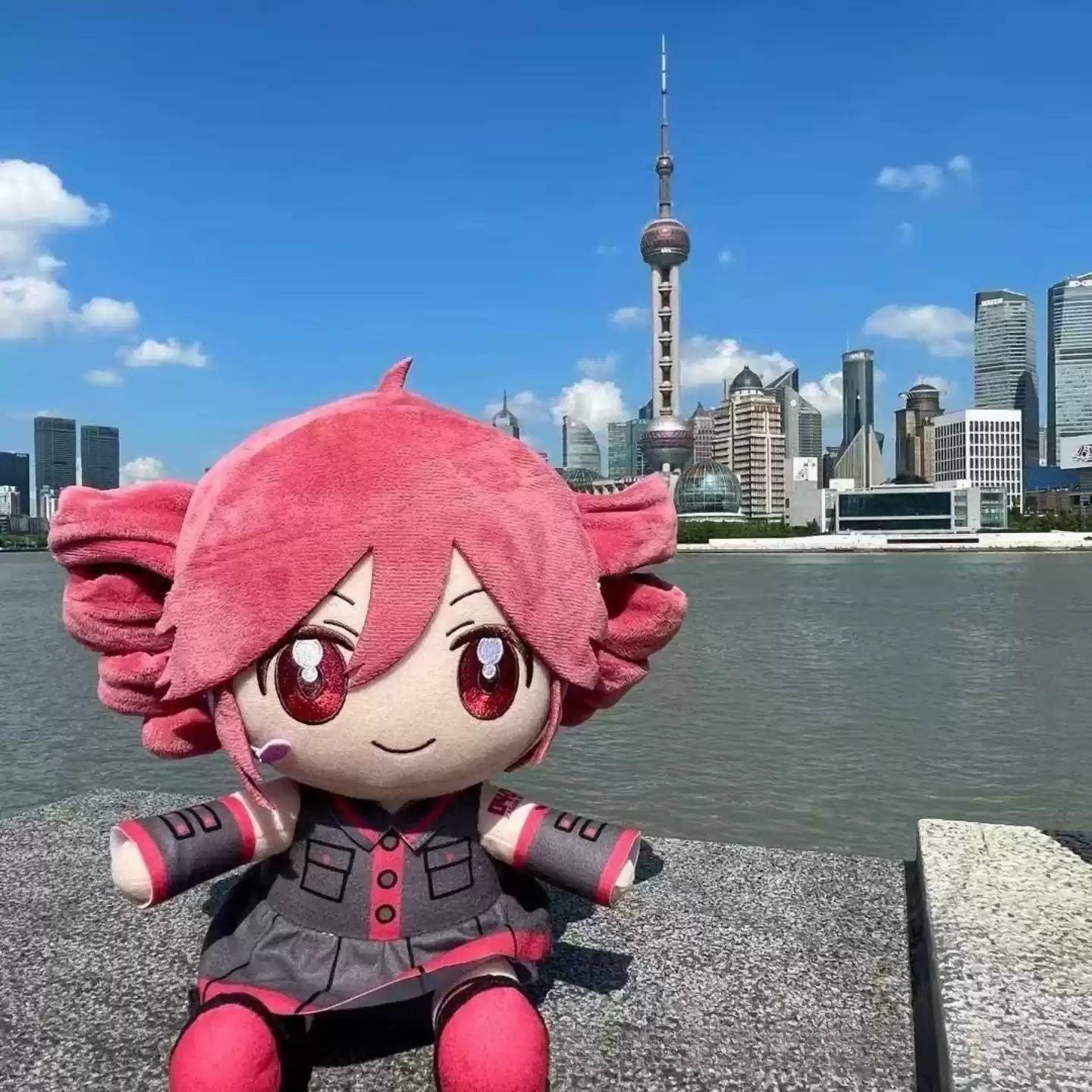 重音teto玩偶动漫周边同人模型