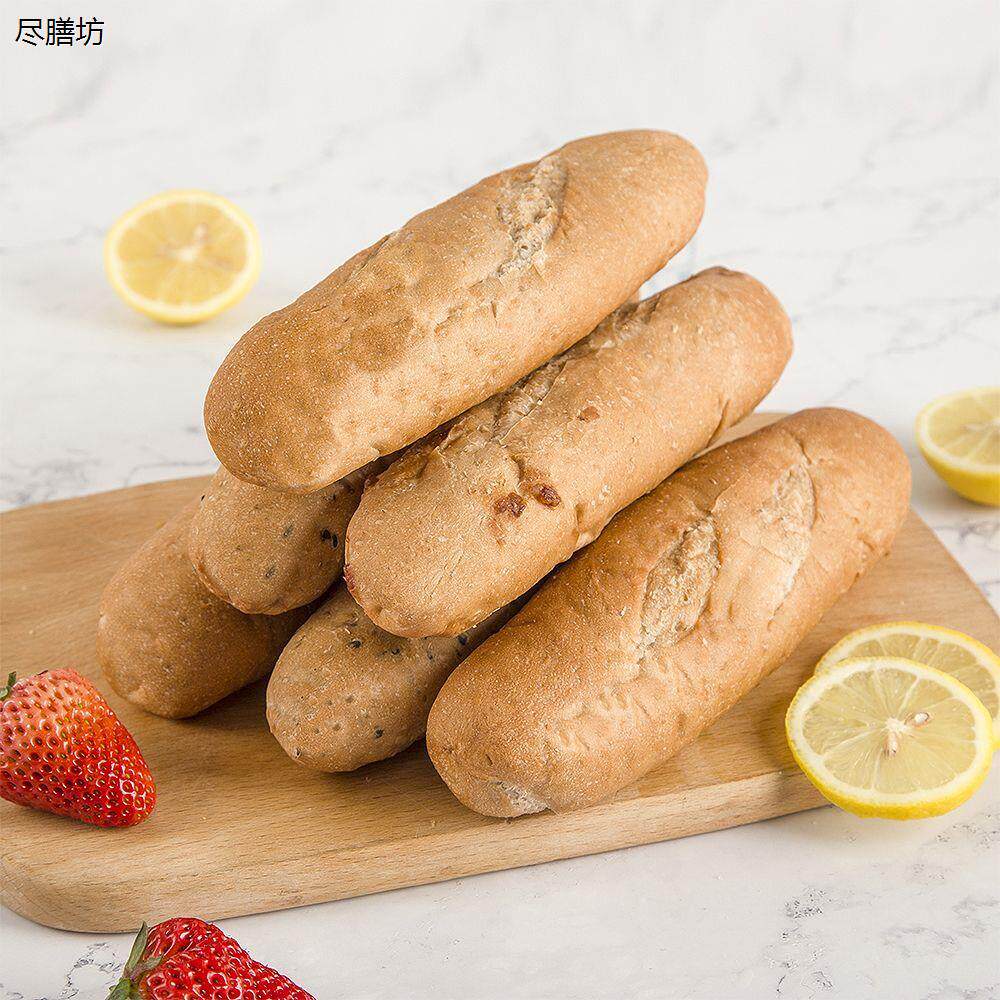 赛百味面包胚全麦面包法式小法棍0添加奇亚籽代餐饱腹健身早餐