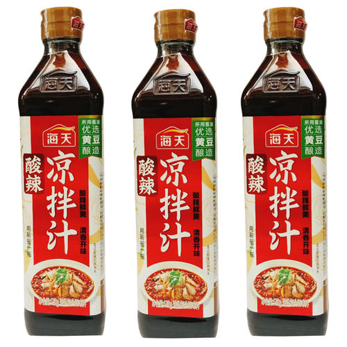 海天酸辣凉拌汁510g商用家用凉拌调味汁鲜爽冷泡汁捞汁调料酱油