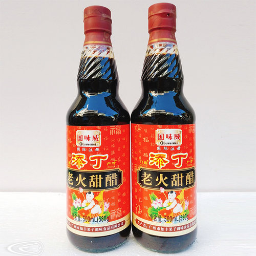 如丰国味威添丁老火甜醋500mL酿造米醋猪脚姜醋孕妇月子醋