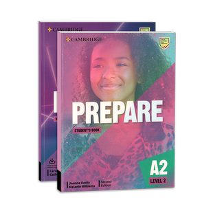 现货 Prepare Level 2学生套装 主课本 学生书 练习册 剑桥少儿英语二级别 A2 KET 考级教材匹配2020考纲 原版书籍剑桥出版社