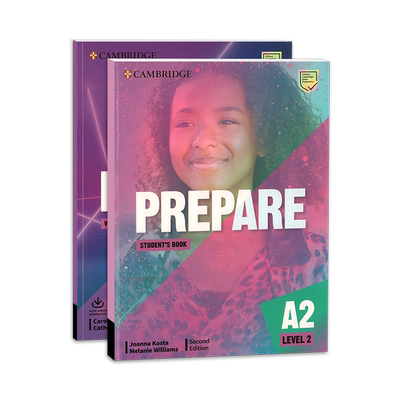 现货 Prepare Level 2学生套装 主课本 学生书 练习册 剑桥少儿英语二级别 A2 KET 考级教材匹配2020考纲 原版书籍剑桥出版社