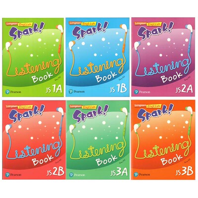 香港朗文初中教材 Longman English Spark Listening Book JS 1A1B2A2B3A3B 听力练习册