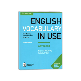 现货 English Vocabulary in Use Advanced 剑桥英语词汇进口英文原版 高级 第三版 英式自学工具带答案电子书籍正版