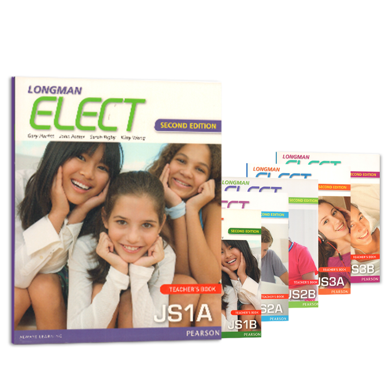 原版香港朗文初中英语教材 Longman Elect JS Teacher 1A 1B 2A 2B 3A 3B 学生课本教师教案书含答案