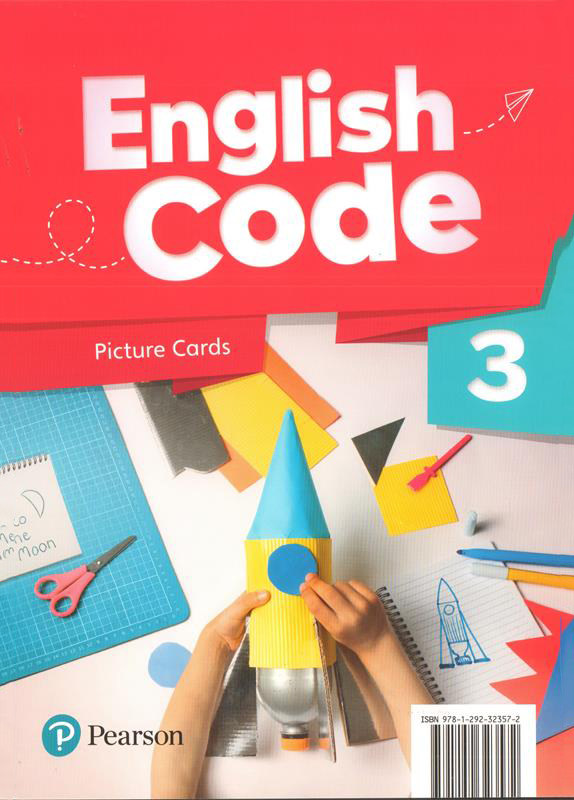 原版进口少儿英语 English code Picture Cards 3级图片单词卡片 培生小学英文教材外国语学校