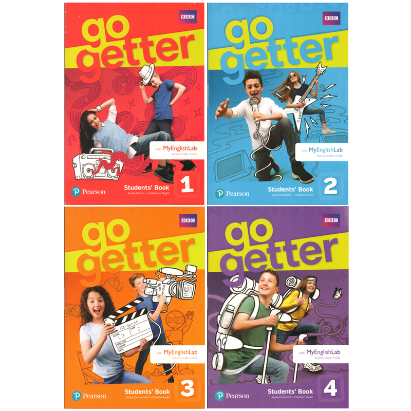 原版进口培生少儿英语教材 go getter  Student's Book 1234级别学生用书BBC